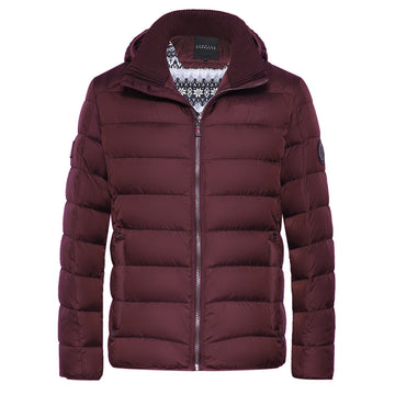Ultra Hooded Logo Insulated Puffer Jacket(Regular&Plus Size)